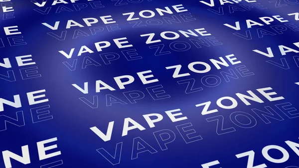 Vaping Conception Vape Logo Smoke Clouds Cigs Vaping Zone Smoking — Stock Photo, Image