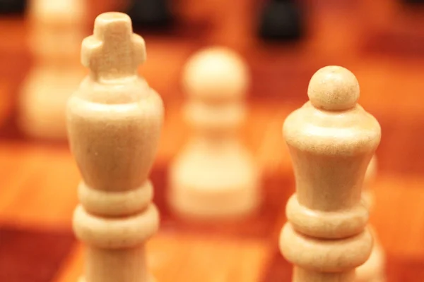 Quadro de xadrez Fechar — Fotografia de Stock