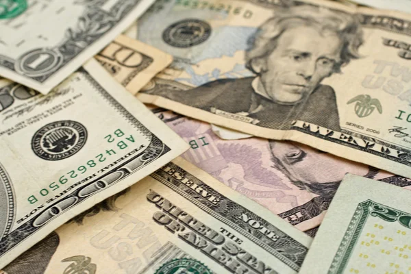 Karışık ABD para birimi — Stok fotoğraf