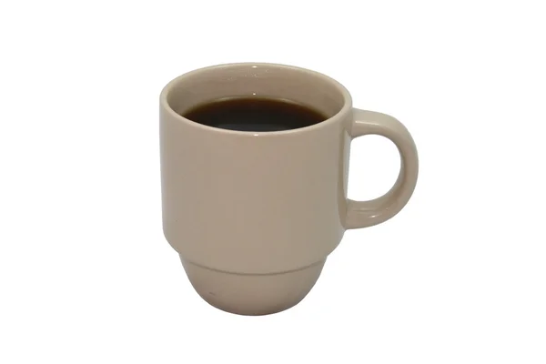 Taza de café aislada en blanco — Foto de Stock