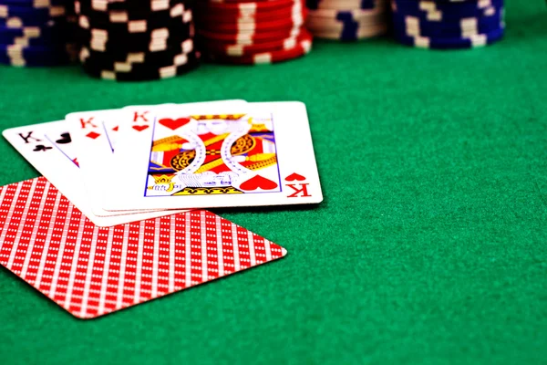 Pokerscenen — Stockfoto