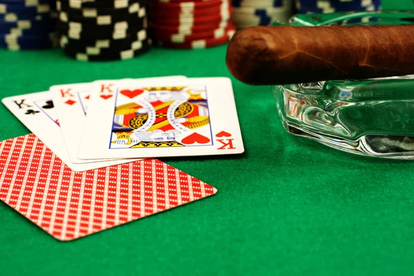 Scène de poker — Photo