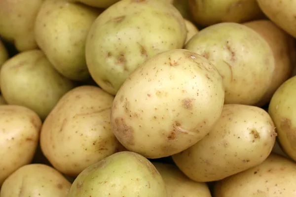 Batatas amarelas Close Up — Fotografia de Stock