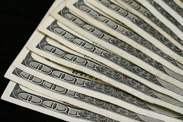 Sto dolarové bankovky — Stock fotografie