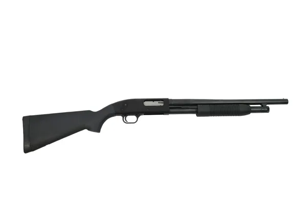 beyaz izole av tüfeği