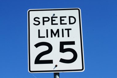 Speed Limit Sign clipart