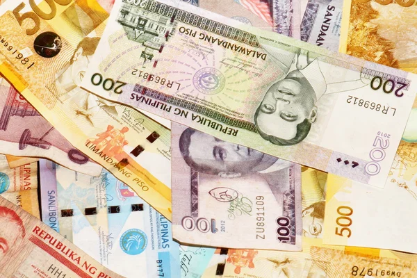 Notas do Banco Filipino — Fotografia de Stock