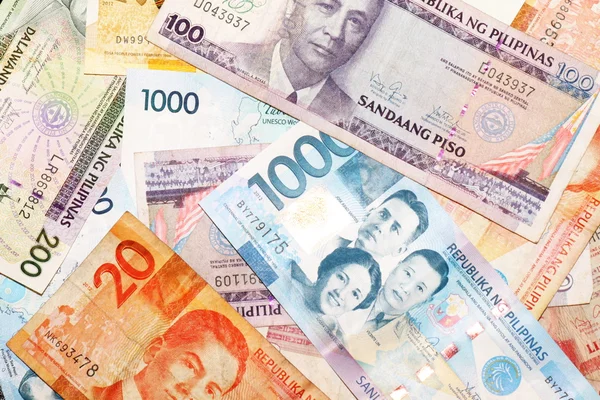Billets de banque philippins — Photo