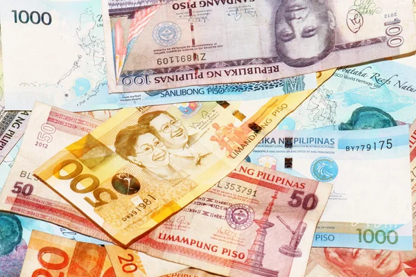 Filipino Bank Notes — Stock Photo, Image