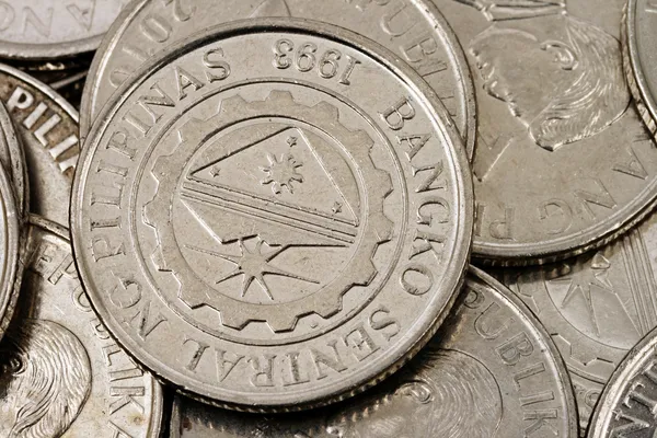 Zblízka filipínský pesos — Stock fotografie