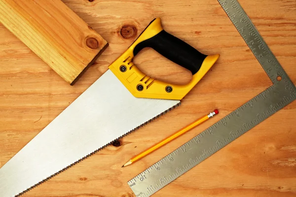 Cutting Lumber — Stock Photo, Image