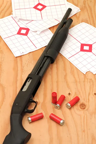 Shotgun Target Practice — Stock Photo, Image