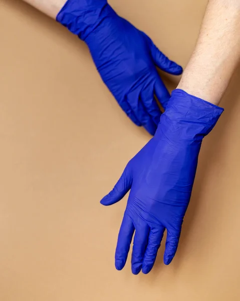 Gants Nitrile Différentes Couleurs Pour Les Industries Médicales Autres — Photo