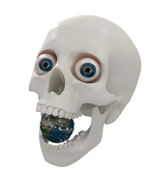 3d skull — Stock Photo, Image