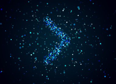 oklar, mavi arka plan