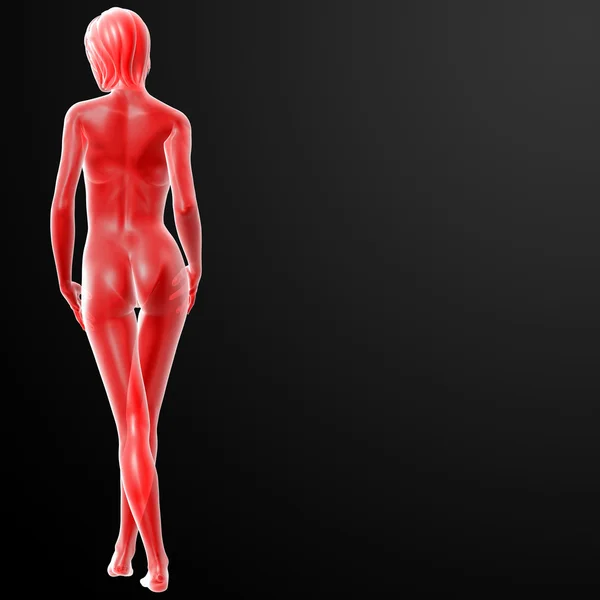 3D renderowane ilustracja kobieta — Zdjęcie stockowe