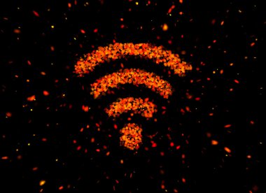 Kırmızı wifi 