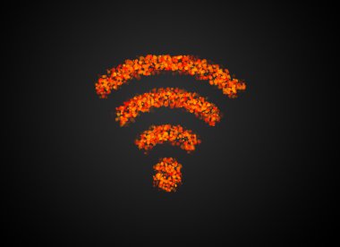 Kırmızı wifi 