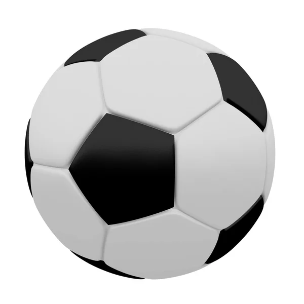 3D render futbol futbol — Stok fotoğraf
