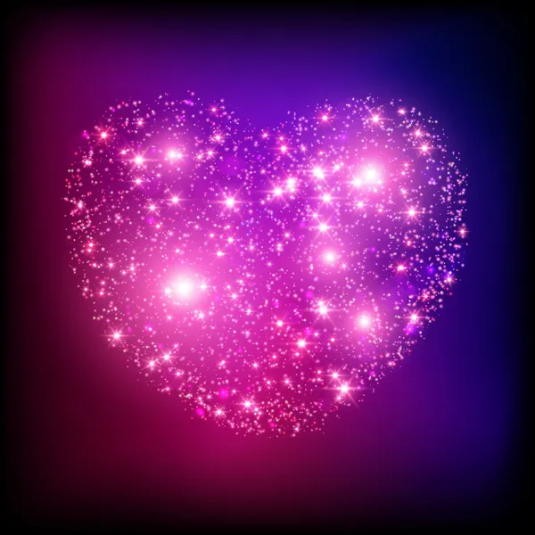 яскраві рожеві серце Sparkle.