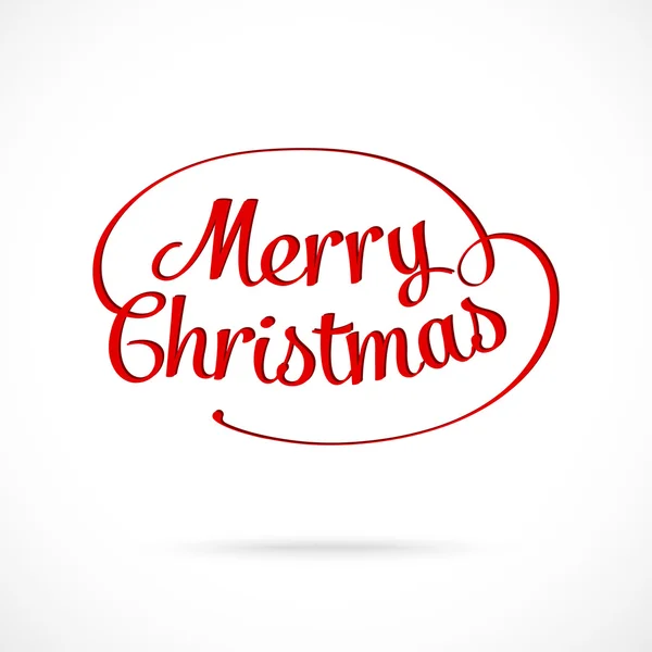 Merry christmas tipografik tebrik kartı