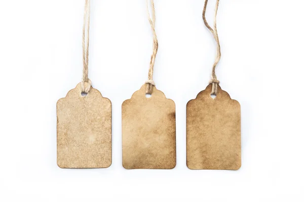 Assortiment van vintage tags — Stockfoto