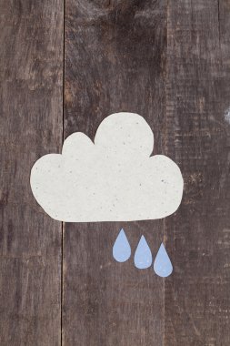 Kağıt bulutlar arka plan