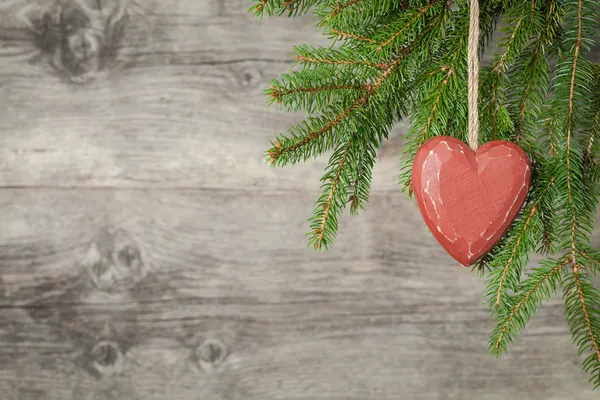 Cuore di Natale — Foto Stock