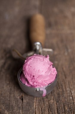 çilek dondurma - stok görüntü