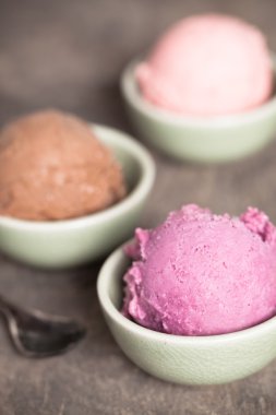 karışık dondurma - stok görüntü