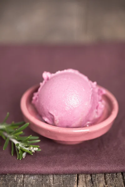 Berries ice cream - Stock Image — Stock Photo, Image