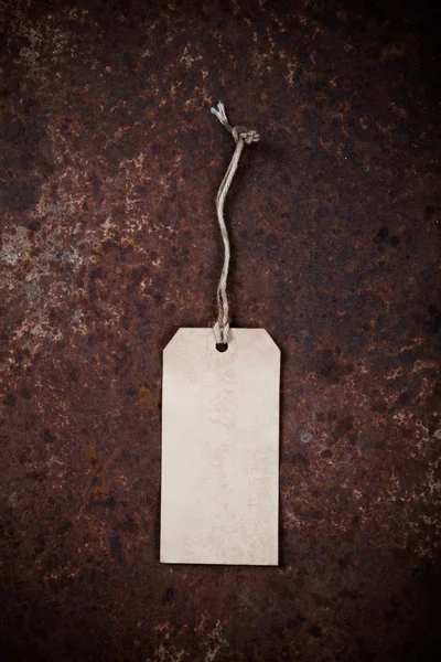 Old tag — Stock Photo, Image