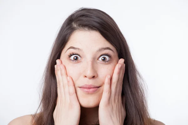 Surprised woman — Stock Photo, Image