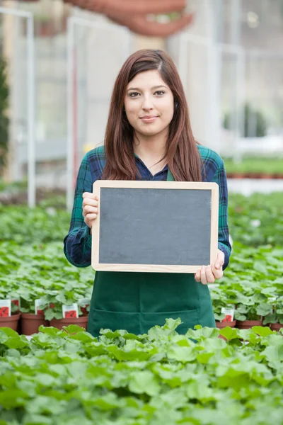 Travailleur de jardin féminin — Photo