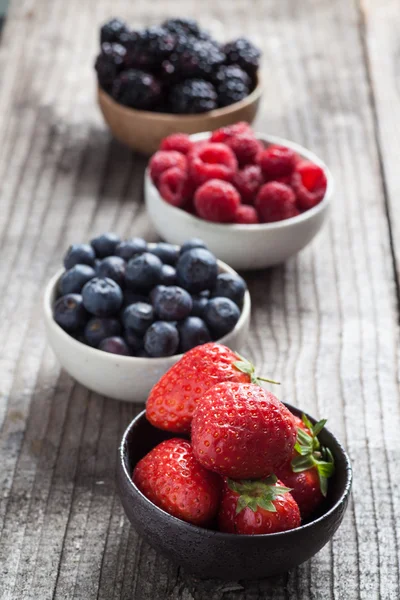 Frutas vermelhas frescas — Fotografia de Stock