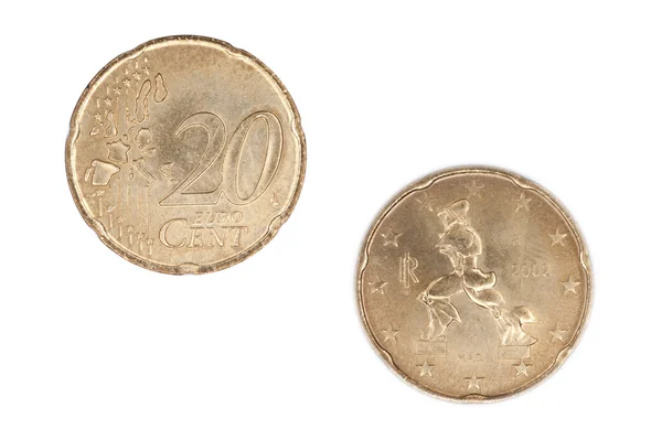 20 euro cent — Zdjęcie stockowe
