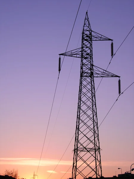 Power line pylon — Stock Photo, Image