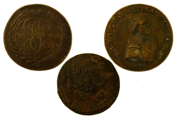 Ancient coins — Zdjęcie stockowe