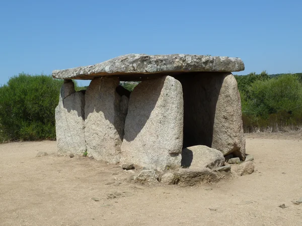 Historische dolmen in Sardinië Rechtenvrije Stockfoto's