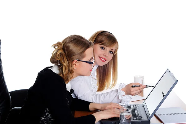 Two charming business women — Stock Photo, Image