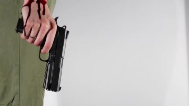 Ukrayna 'daki savaşla ilişkili bir kız.