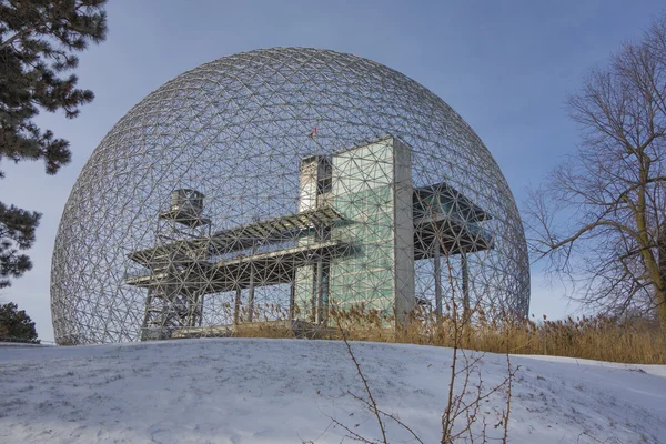 Montreal Biosphere in winter — Stock Photo, Image