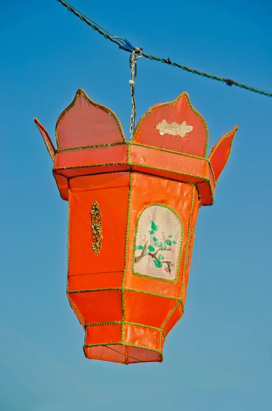 Orange Chinese Paper Lantern — Stock Photo, Image
