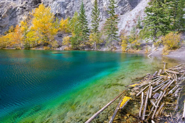 Canmore Alberta Canada September 2021 Grassi Lake Southern Canadian Rockies — Stock Photo, Image
