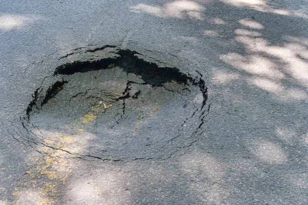 Stor Rundad Grop Montreal Med Trafikkon — Stockfoto