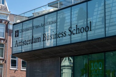 Amsterdam, Hollanda - 23 Haziran 2022: Amsterdam İşletme Okulu