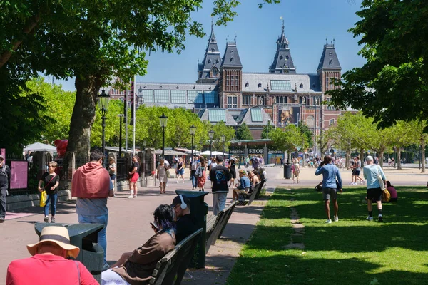 Amsterdam Nederland Juni 2022 Rijksmuseum Het Rijksmuseum Van Nederland — Stockfoto