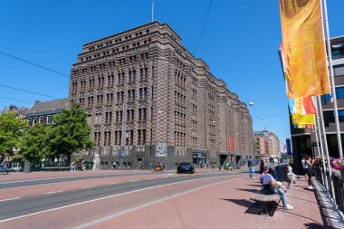 Amsterdam, The Netherlands - 22 June 2022: Amsterdam City Archives, Stadsarchief, in De Bazel building