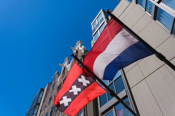Flag Netherlands Amsterdam City Flag —  Fotos de Stock