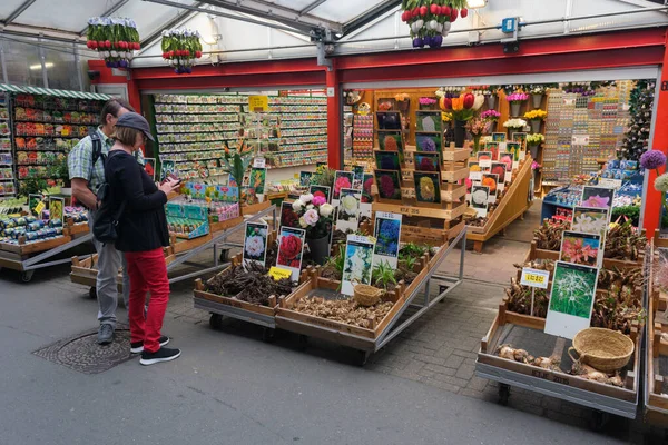 Amsterdam Netherlands June 2022 Amsterdam Iconic Floating Flower Market Opened — Stockfoto